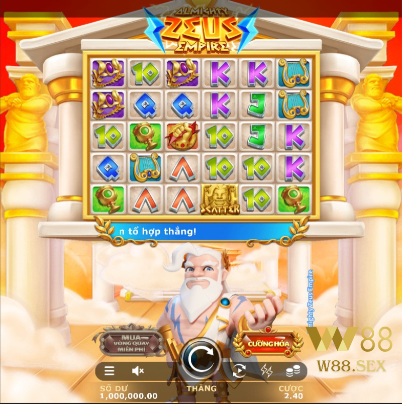 Luật chơi game Đế chế của Zeus toàn năng