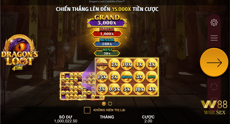 Luật chơi game slot Kho báu rồng vàng