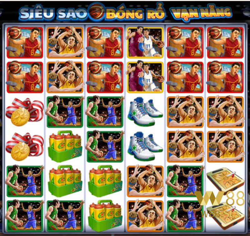 Slot siêu bóng rổ Wilds W88 có gì?